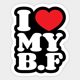 I Love My Boyfriend v7 Sticker